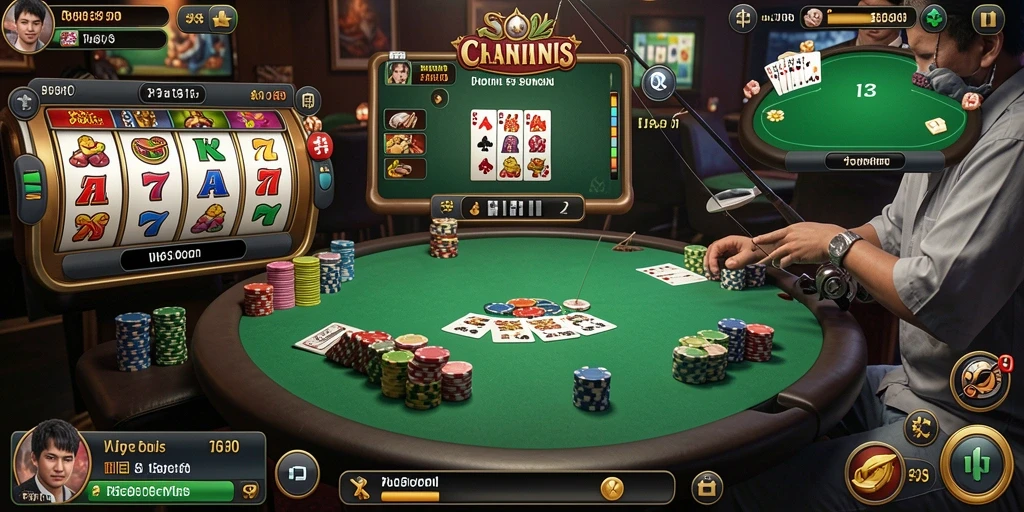 Tangkapan layar gameplay dengan grafik memukau.