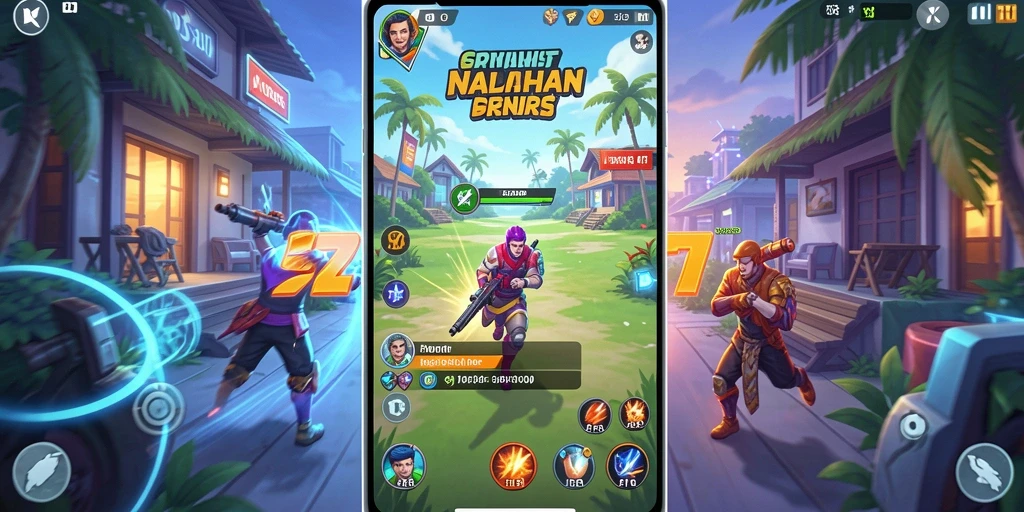 Tampilan awal game yang memukau dan menarik.