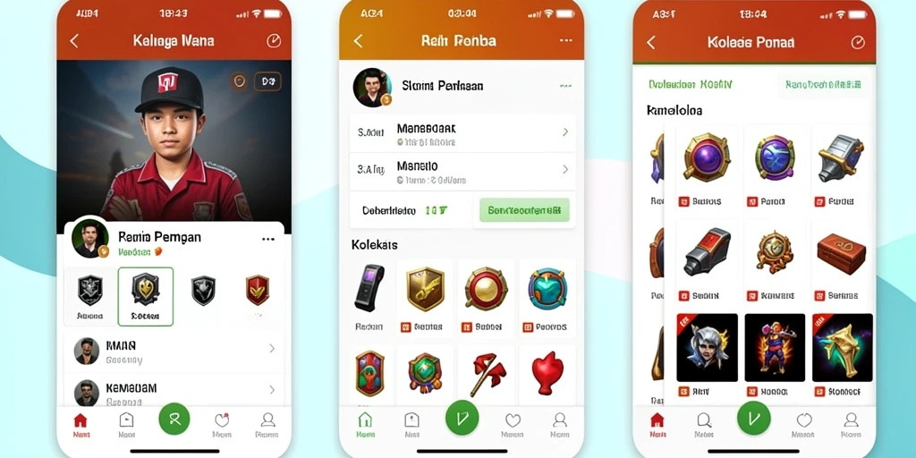 Tampilan antarmuka yang modern dan user-friendly.