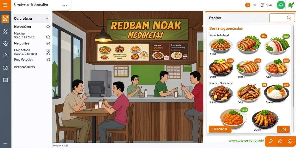 Tampilan antarmuka yang ramah pengguna dan mudah dinavigasi.