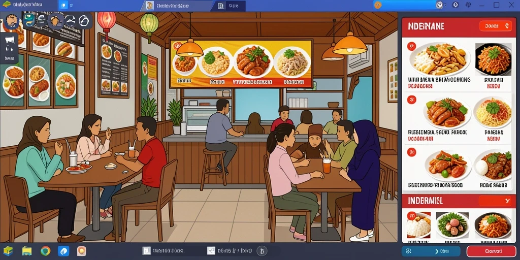 Tampilan antarmuka yang modern dan menarik.